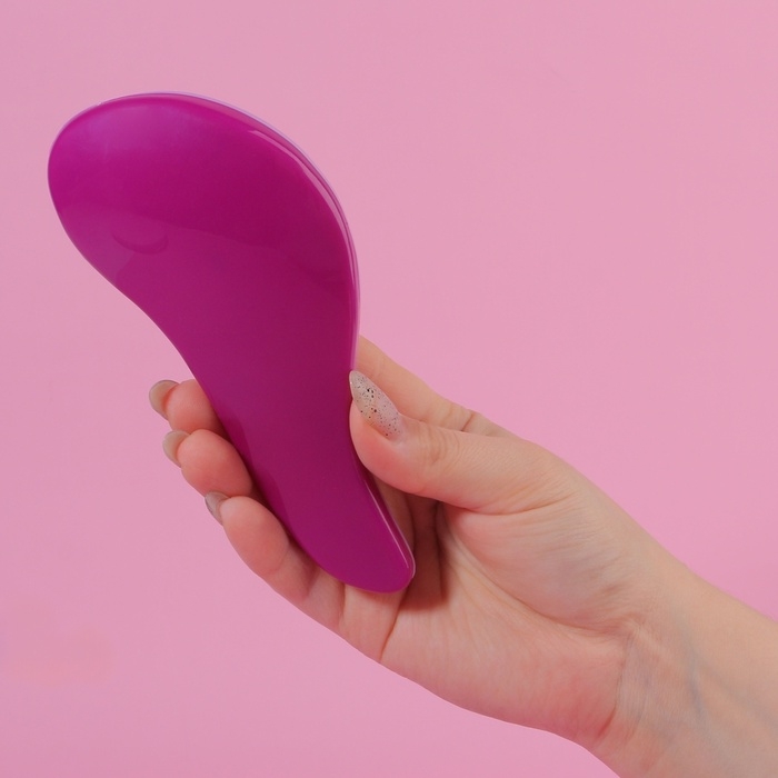 Расчёска массажная, 5,5 × 15 см, PVC коробка, цвет МИКС Расчёска массажная, 5,5 × 15 см, PVC коробка, цвет МИКС