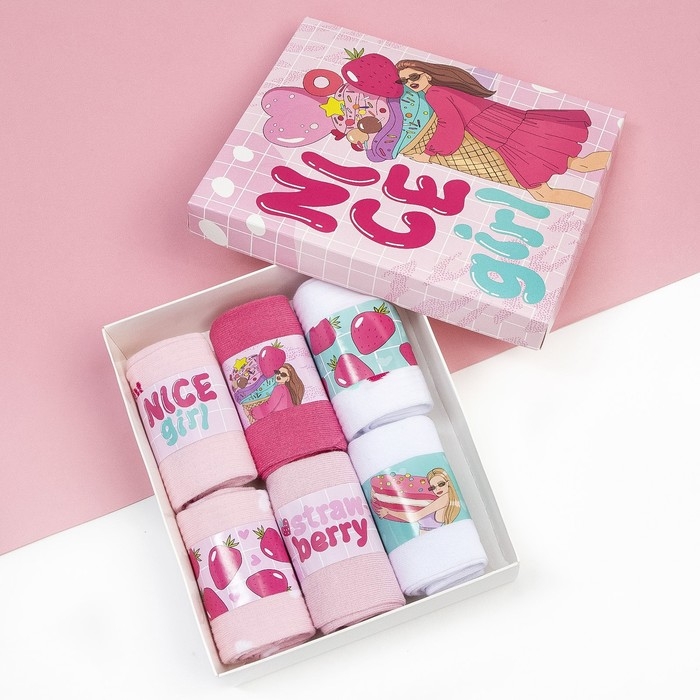 Набор женских носков KAFTAN Nice girl 6 пар, р-р 36-39