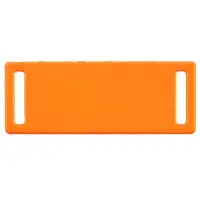 Шильдик металлический Kova, оранжевый неон