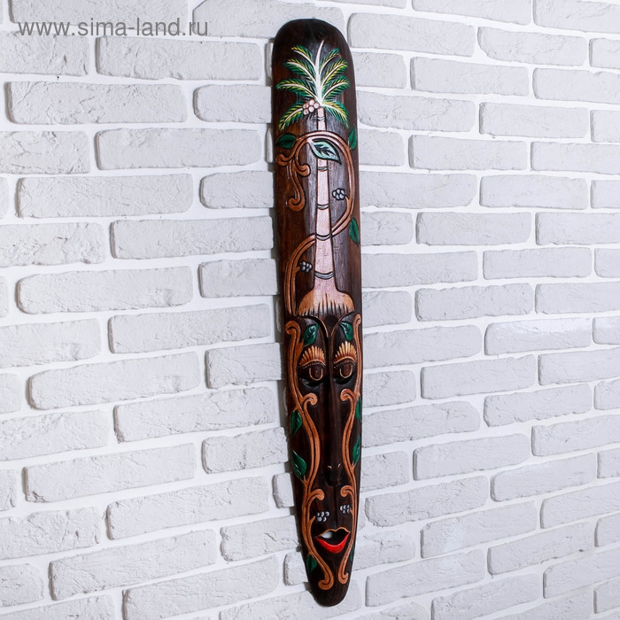 Маска дерево "Джунгли" 100х17х3,5 см