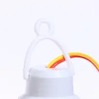 Фонарь кемпинговый, 10 Вт, SMD 2835, кабель l-1.5 м, с зажимом от 12 В, d-7 см