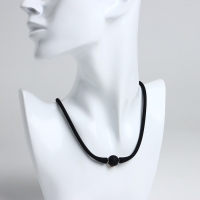 Набор 2 предмета: чокер, браслет &laquo;Лава&raquo; каучук, цвет чёрный