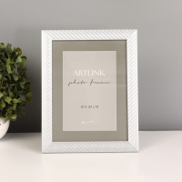 Фоторамка пластик "Lucy" 15х20 см, серебро