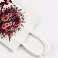 Пакет подарочный крафт &laquo;Самой нежной&raquo;, 12&times;6&times;16 см