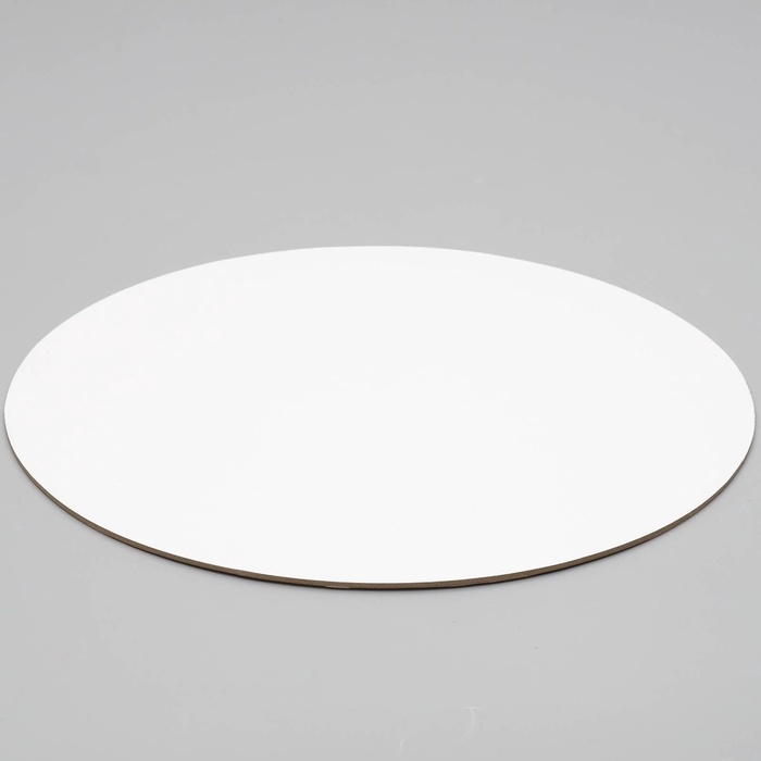 Подложка усиленная 32 см, золото - белый, 3,2 мм