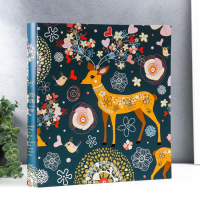 Фотоальбом 256 фото 13х18 см, 364 фото 10х15 см "Олень", в коробке 35х33,5х6,5 см