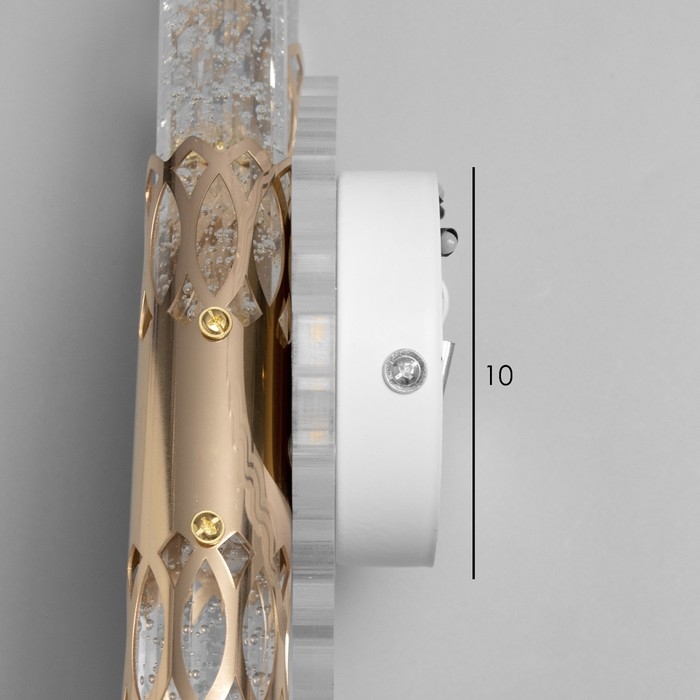 Бра "Айс" 2хLED 3000К золото 37х18х10см