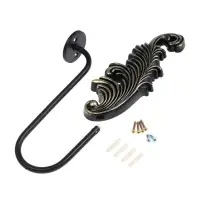 Крючок для штор CAPPIO KS042, цвет черный с золотом, набор 2 шт