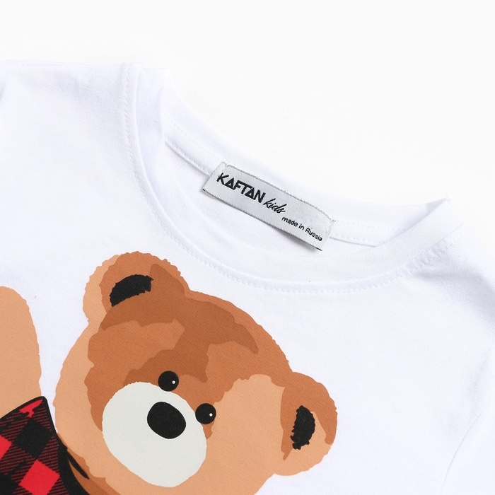 Пижама детская KAFTAN Best friends размер 30 (98-104 см)