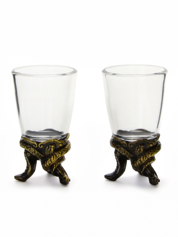 Набор подарочный 3 в 1: Набор подарочный 3 в 1: "Игроку" 2 рюмки по 30 мл, домино