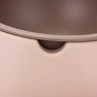 Миска для животных Дубль Мини  0,2 л , Soft-touch,каппучино