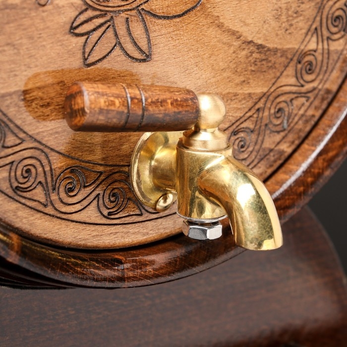 Бочка для напитков, тёмная, бук, 5 л, Армения Бочка для напитков, тёмная, бук, 5 л, Армения