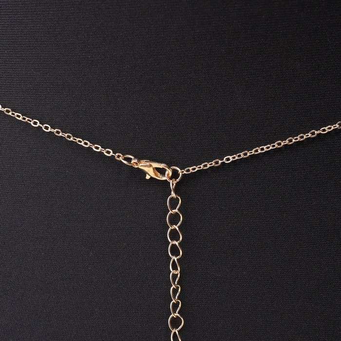 Портупея &laquo;Талия&raquo; цветы, цветная в золоте, 68 см + 25 см удлинитель