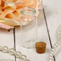 Основа для творчества и декорирования &laquo;Бутылочка&raquo;, с пробкой, 8 мл