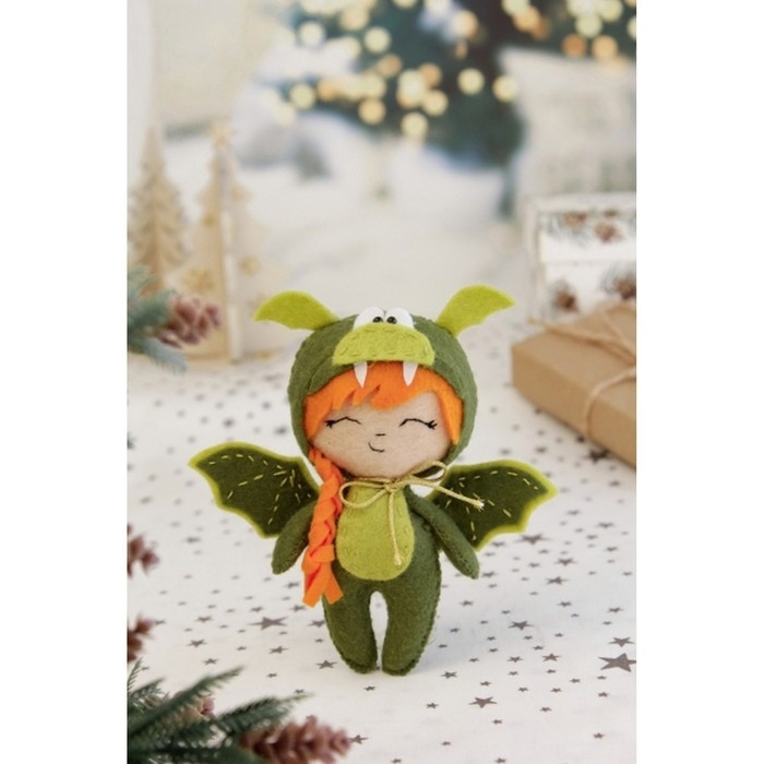 Набор для изготовления текстильной игрушки «Девочка-дракончик» рост — 15 см Набор для изготовления текстильной игрушки «Девочка-дракончик» рост — 15 см