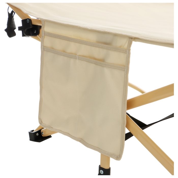 Раскладушка maclay, складная, 190 х 71 х 38 см, до 120 кг, цвет бежевый