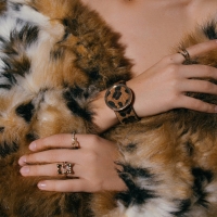 Браслет кожа &laquo;Сафари&raquo; леопард, цвет чёрно-коричневый, L=21,5 см