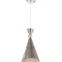 Светильник &laquo;Рианна&raquo; 1х40Вт Е27 серебро 15х15х30+100см