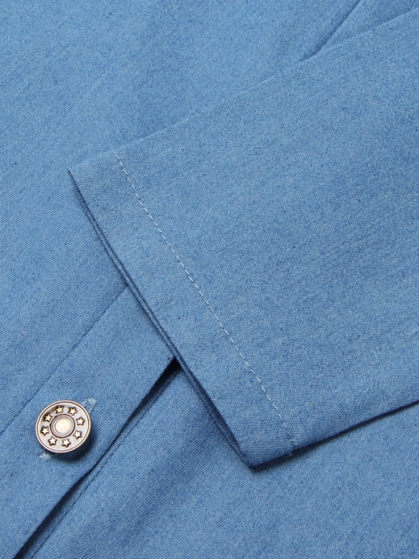 Платье для девочки MINAKU: Jeans collection, цвет голубой, рост 122 см