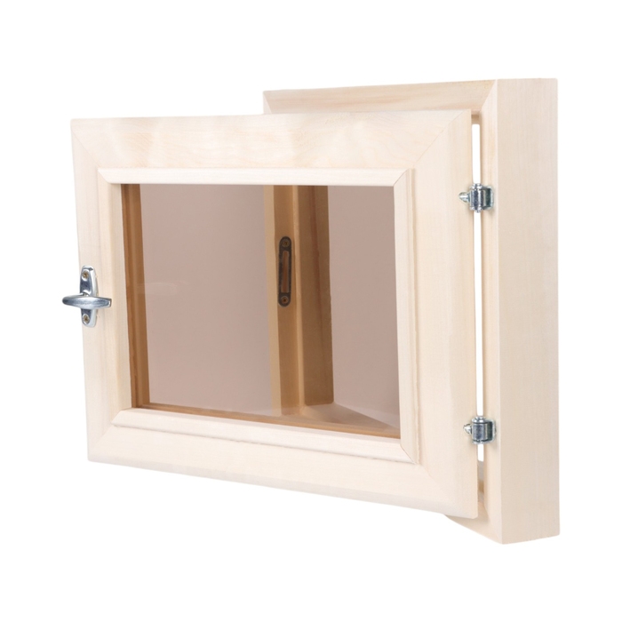 Окно, 40&times;50см, двойное стекло ЛИПА, бронза