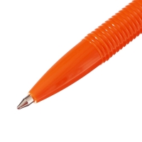 Ручка шариковая ErichKrause R-301 Orange Stick, узел 0.7 мм, чернила синие, длина линии письма 2000 метров, штрихкод на ручке