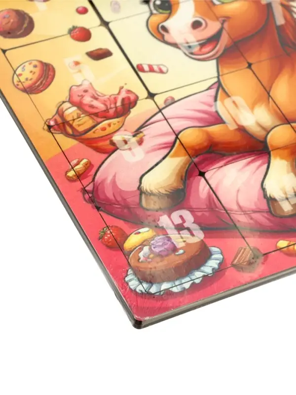 Головоломка &laquo;Пятнашки. Жеребёнок со сладостями&raquo;, логическая настольная игра, 22&times;22 см