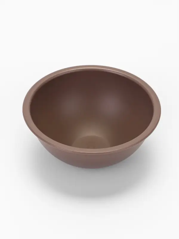 Миска для животных Дубль Мини  0,2 л , Soft-touch,каппучино