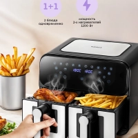 Аэрогриль электрический КТ-2269 - 9 л - 2400 Вт