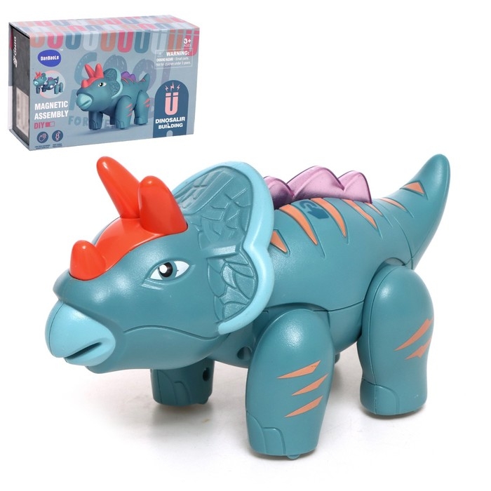 Конструктор магнитный &laquo;Дино&raquo;, 7 деталей