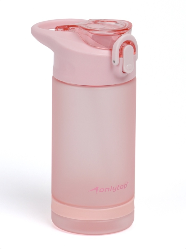 Бутылка для воды Onlytop, 550 мл, цвет розовый
