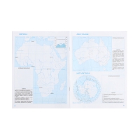 Контурные карты &laquo;География&raquo;, 7 класс, 2025