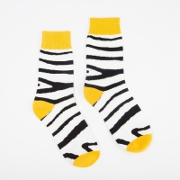 Носки MINAKU &laquo;Зебра&raquo;, размер 36-39 (23-25 см)