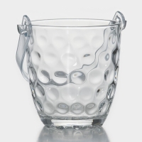 Ведро для льда стеклянное с щипцами Magistro «Верона», 700 мл Ведро для льда стеклянное с щипцами Magistro «Верона», 700 мл