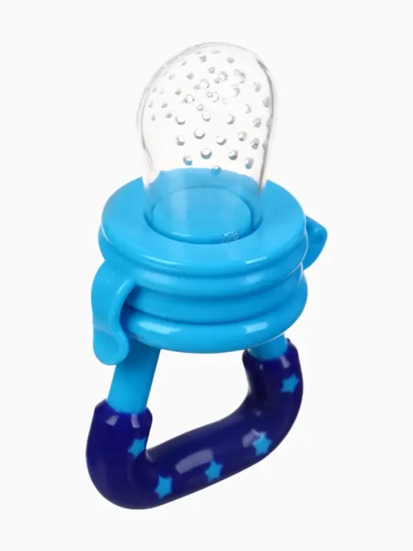 Ниблер для прикорма, с силиконовой сеточкой "Сыночек", цвет синий