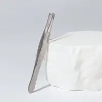 Пинцет для бровей, скошенный, узкий, диагональный, 9 см