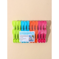 Прищепки для белья Доляна &laquo;Ложки&raquo;, 8.2&times;1.7&times;3.5 см, 24 шт.