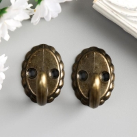 Крючок металл "Ретро" бронза 3,9х3,3х2,7 см Крючок металл "Ретро" бронза 3,9х3,3х2,7 см