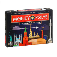 Настольная экономическая игра &laquo;MONEY POLYS. Города России&raquo;, 240 банкнот, 5+