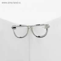 Брошь «Очки» оправа, цвет серебро Брошь «Очки» оправа, цвет серебро