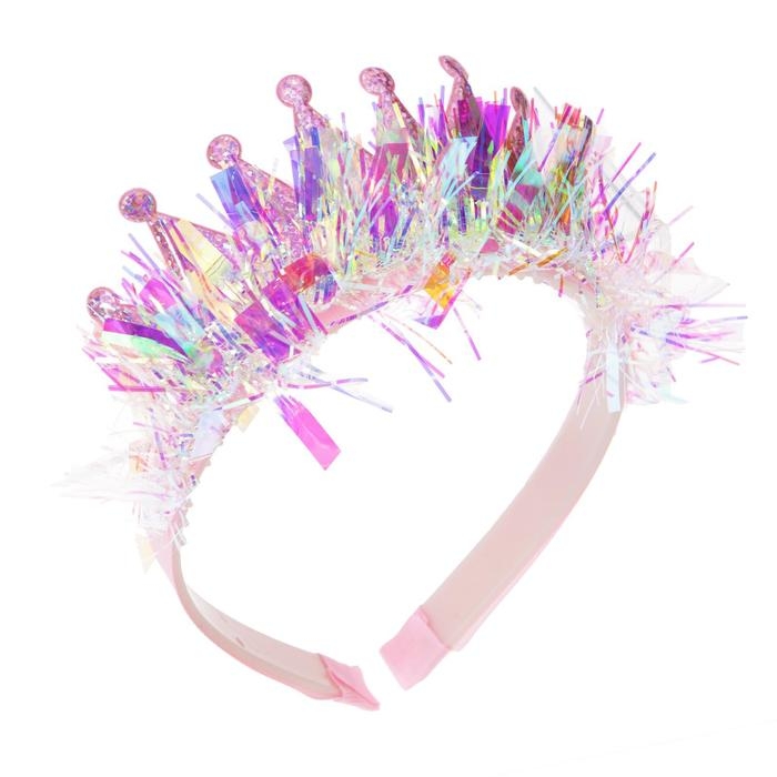 Корона на ободке &laquo;Королева&raquo;, с мишурой