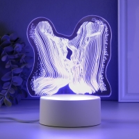 Светильник "Поцелуй" LED RGB от сети RISALUX