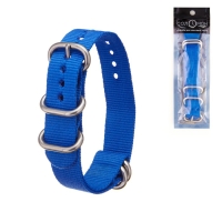 Ремешок для часов "Соломон", 18 мм, l-27 см, синий Ремешок для часов "Соломон", 18 мм, l-27 см, синий