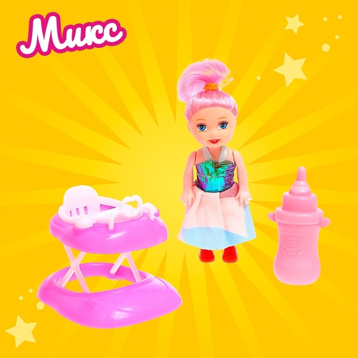 Кукла малышка &laquo;Ева&raquo; с аксессуарами, МИКС