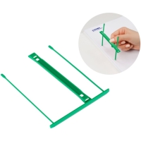 Набор механизмов для скоросшивания СТАММ, пластик, 100 шт., зеленые Набор механизмов для скоросшивания СТАММ, пластик, 100 шт., зеленые