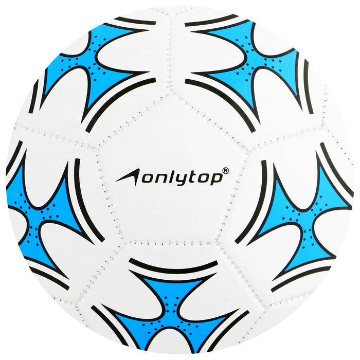 Футбольный мяч ONLYTOP, машинная сшивка, 32 панели, р. 5, PVC, цвет МИКС