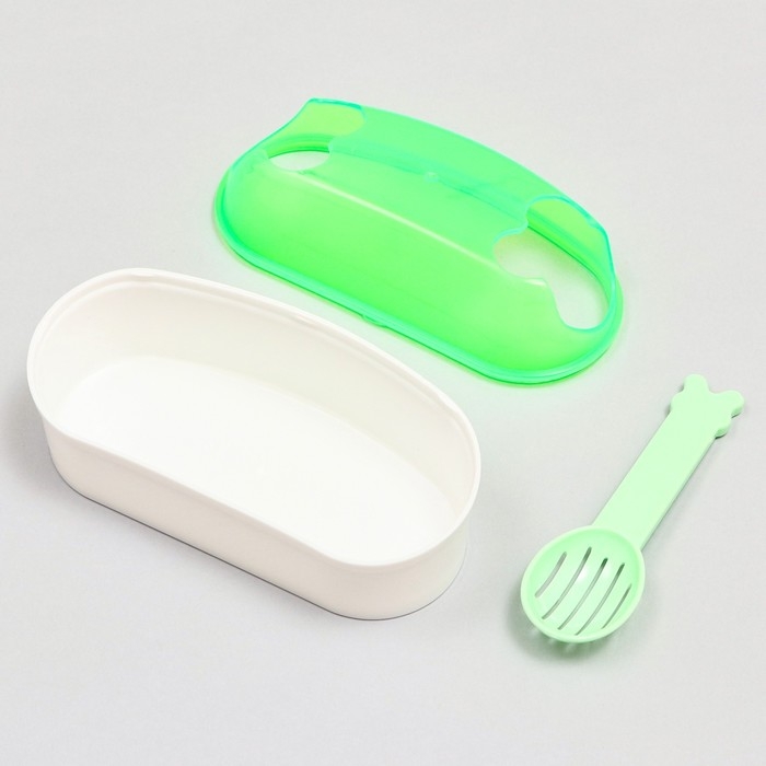 Туалет-туннель с лопаткой для грызунов Туалет-туннель с лопаткой для грызунов "Пижон", 14,5 х 7 х 7 см, зелёный