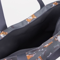 Сумка пляжная на молнии, цвет серый Сумка пляжная на молнии, цвет серый