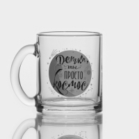 Кружка стеклянная &laquo;Ягодка моя&raquo;, 320 мл, рисунок МИКС