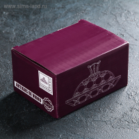 Маслёнка стеклянная Доляна &laquo;Семицвет&raquo;, 15,5&times;11,5&times;8 см