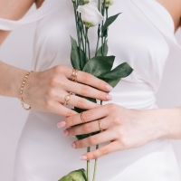 Кольцо набор 5 штук &laquo;Идеальные пальчики&raquo; венец, цвет белый в золоте